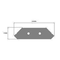 40-300-1 MODULAR SOLUTIONS CONNECTION<BR>45? CORNER BRACE W/HARDWARE